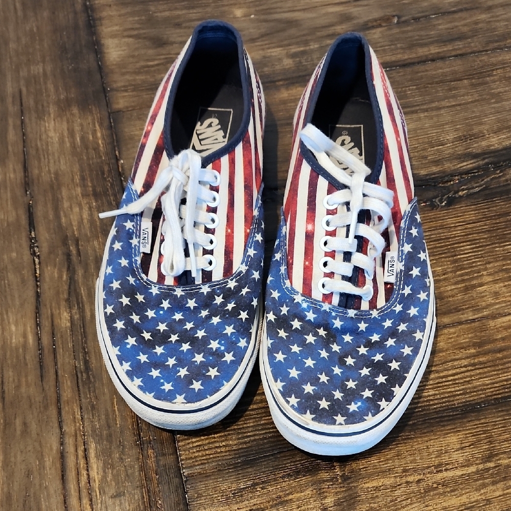 Vans American Flag Sneakers